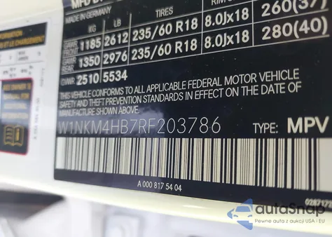 2024 Mercedes-Benz Glc z USA, uszkodzony, nr VIN W1NKM4HB7RF203786